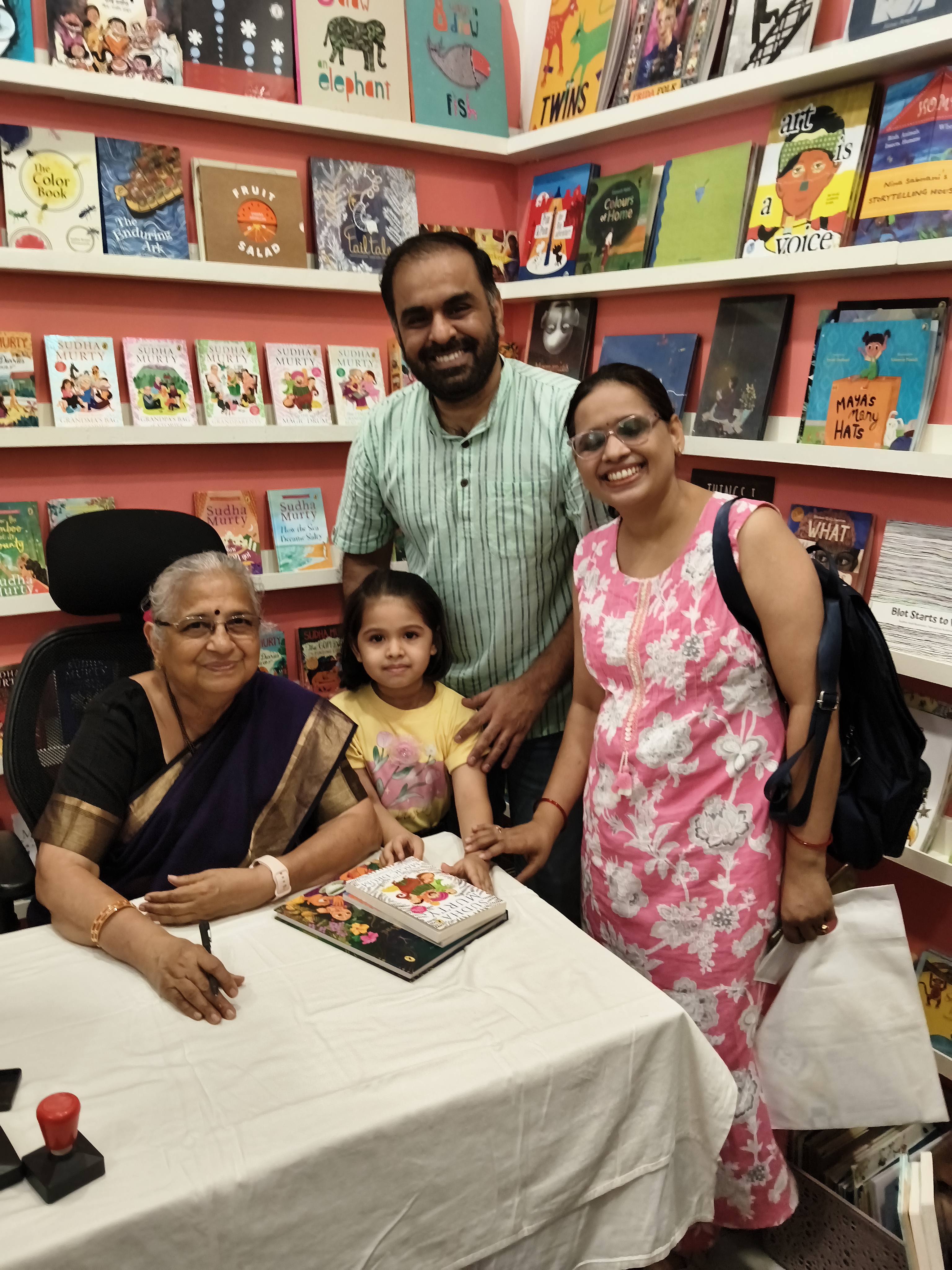 Meeting Sudha Murty Ji